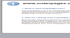 Desktop Screenshot of outerpages.com